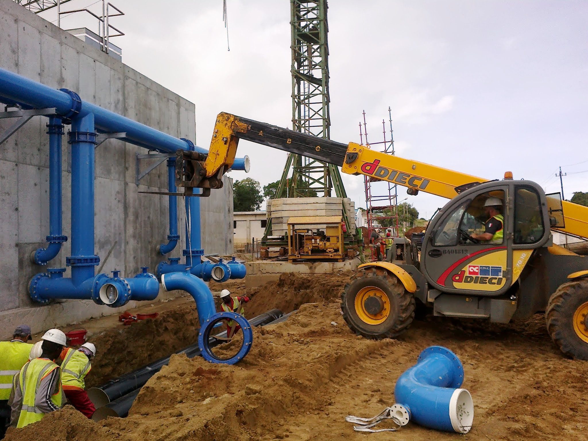 Nampula Water Supply Plant - Pipe Installation