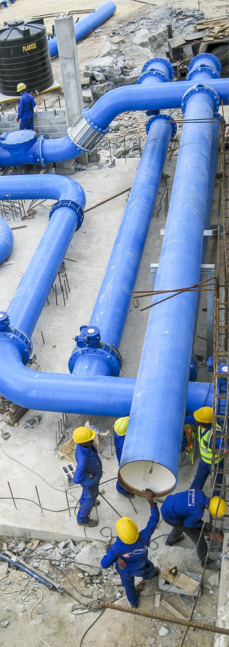 Nampula Water Supply Plant - Pipe Installation