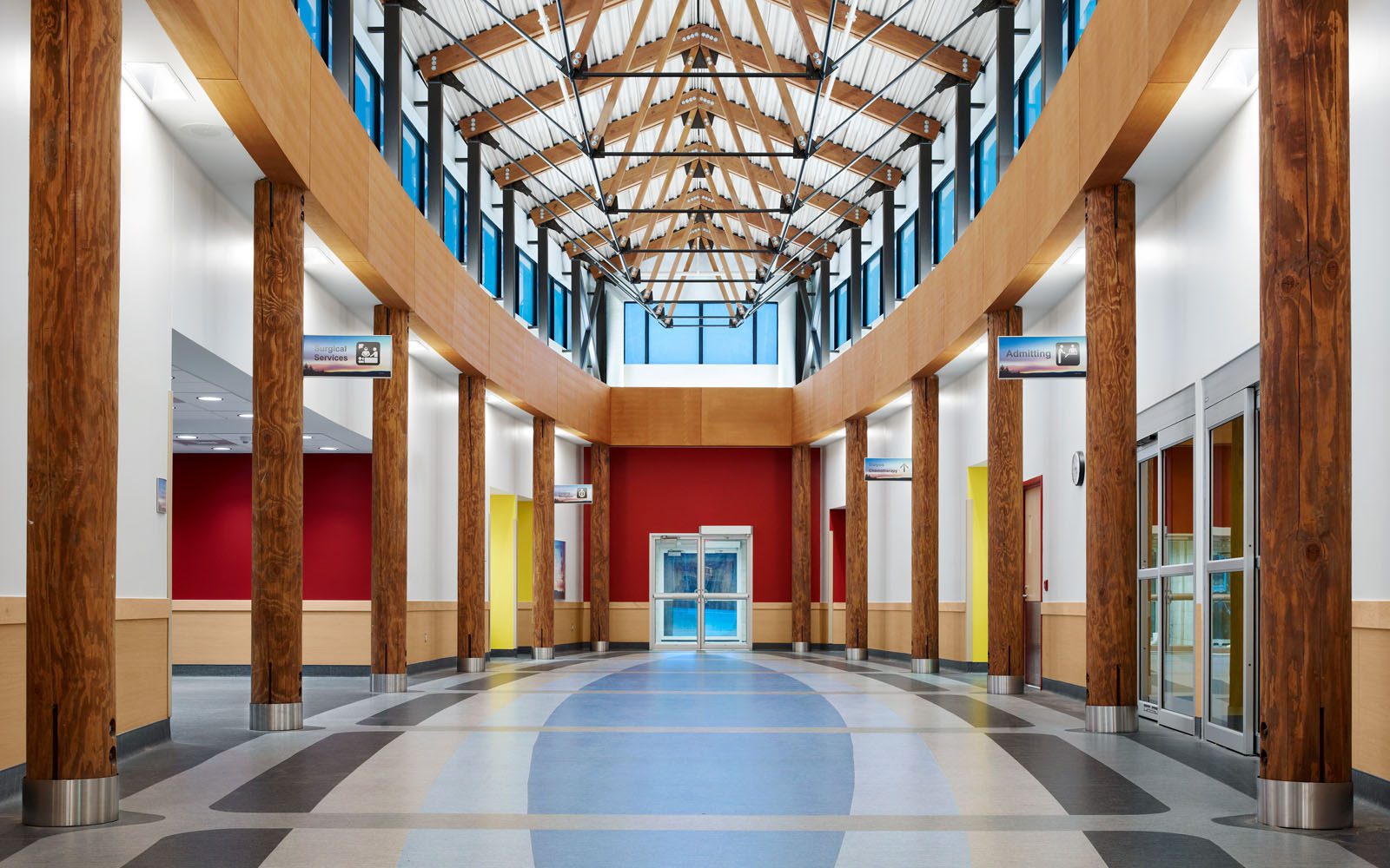 Hallway of Sioux Lookout Hospital