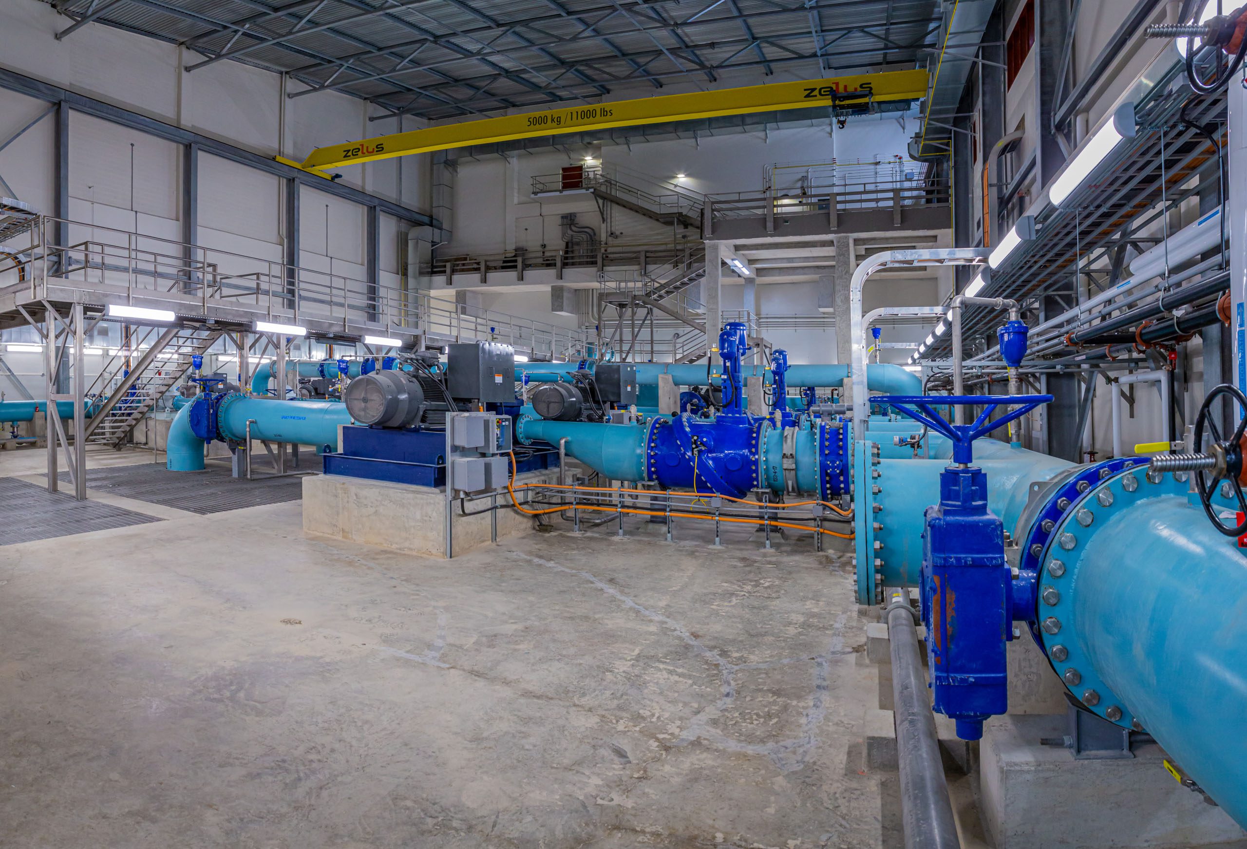 Alloa Reservoir Pumping Station Interior Pipes 2