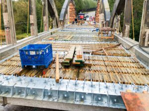 East Garafraxa Bridge 7 Wood Decking Installation