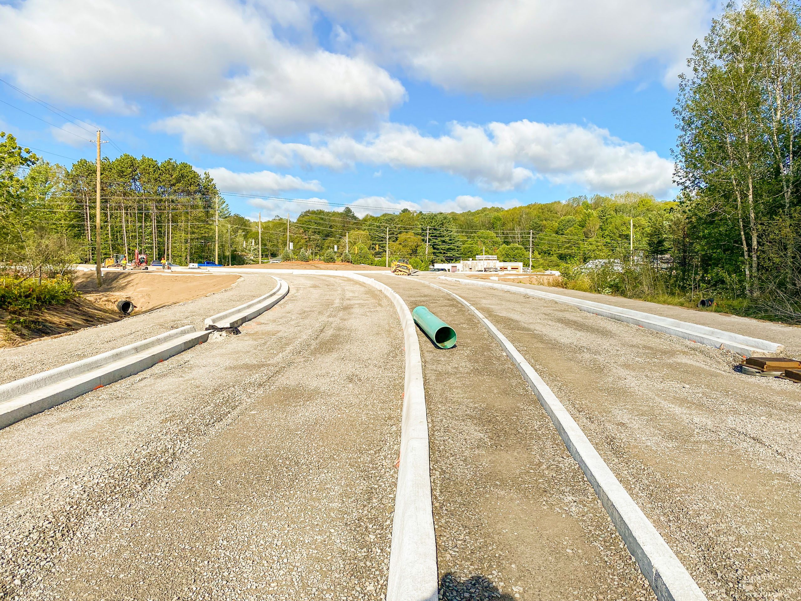 County Road 93 Reconstruction Curb Installation