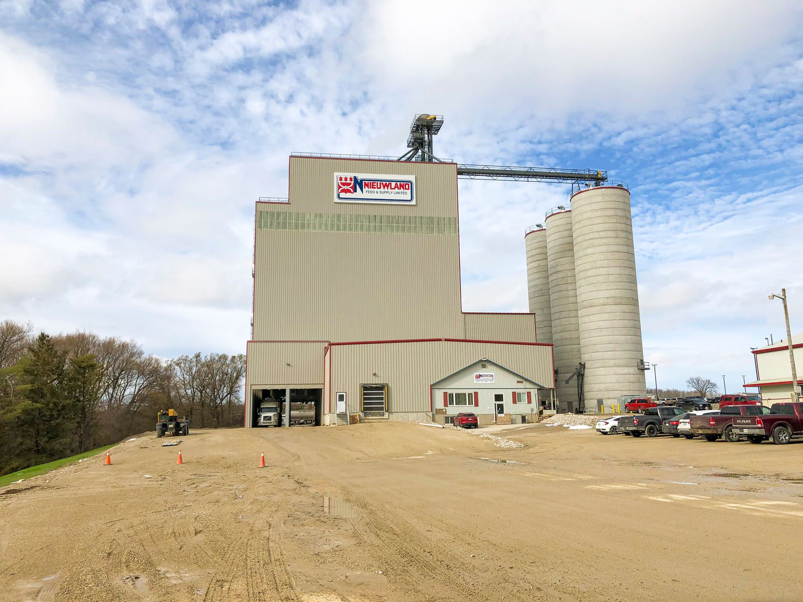 Nieuwlands Feed Mill Expansion Front View