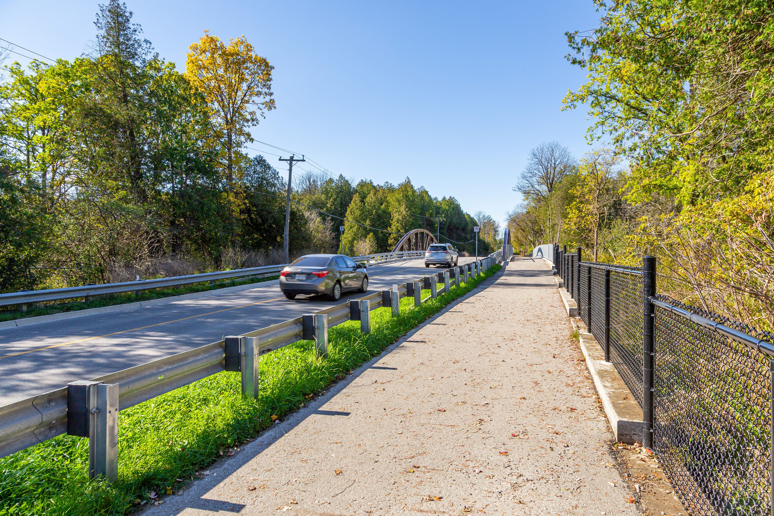 Niska Road Reconstruction from Sidwalk