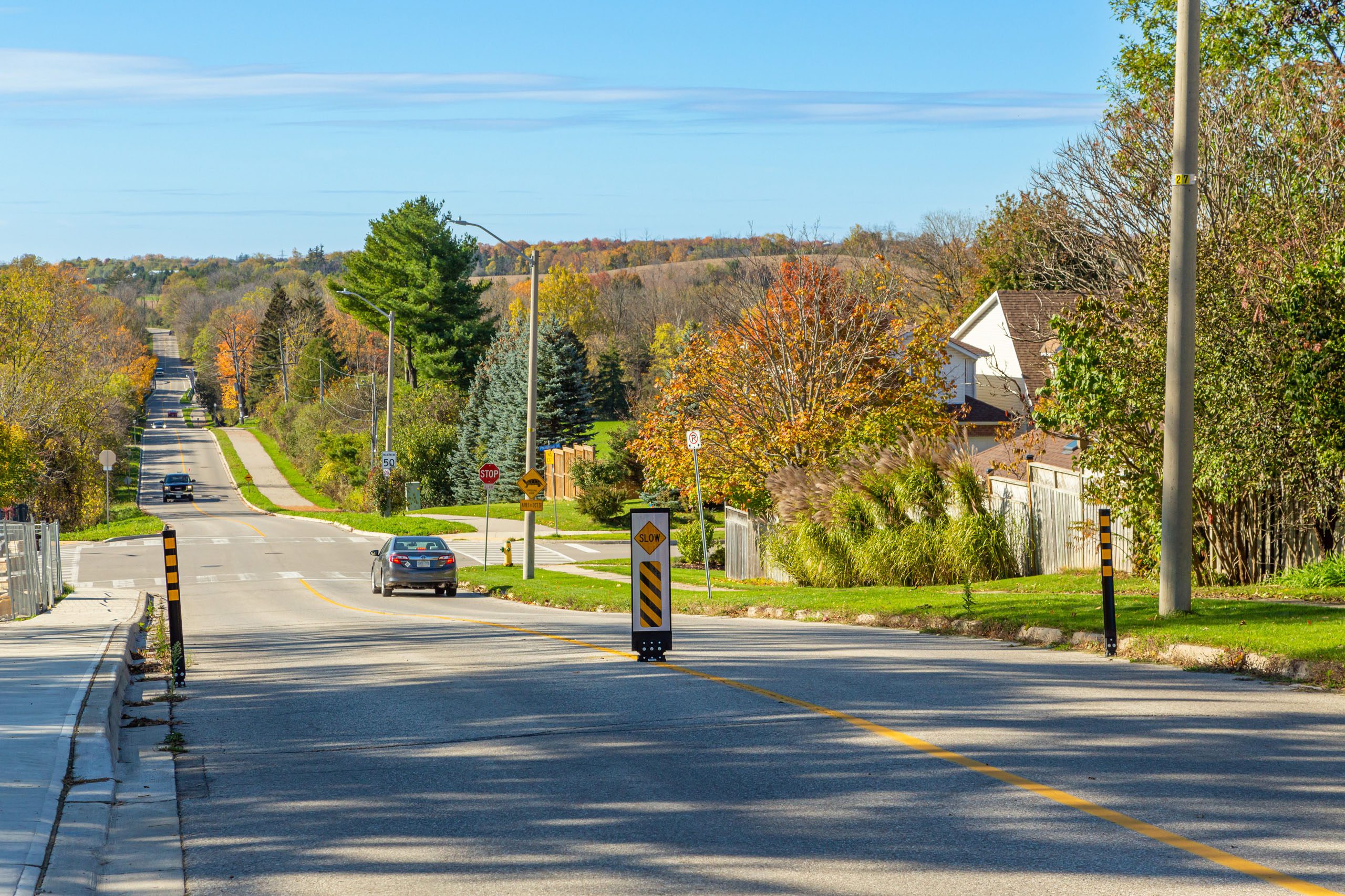 Niska Road Overall Landscape with Traffic Calming