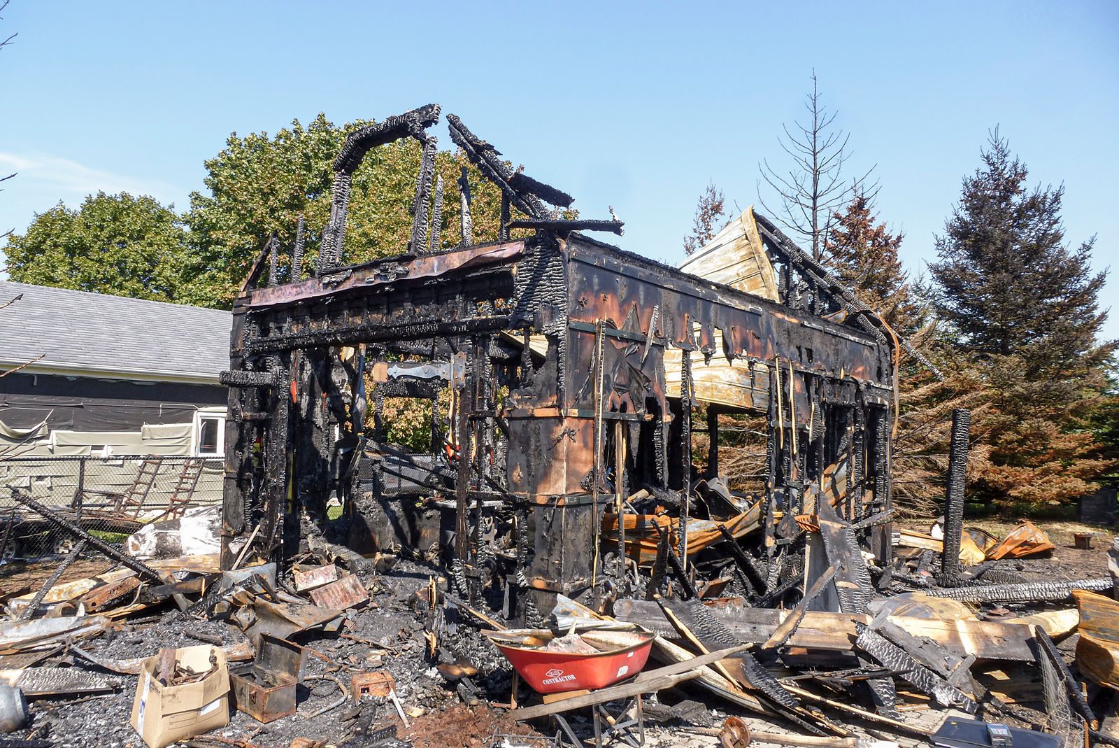 Building with Extreme Fire Damage