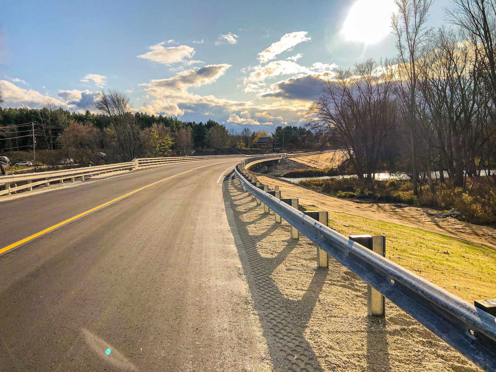 Vigo Bridge shown from Roadway