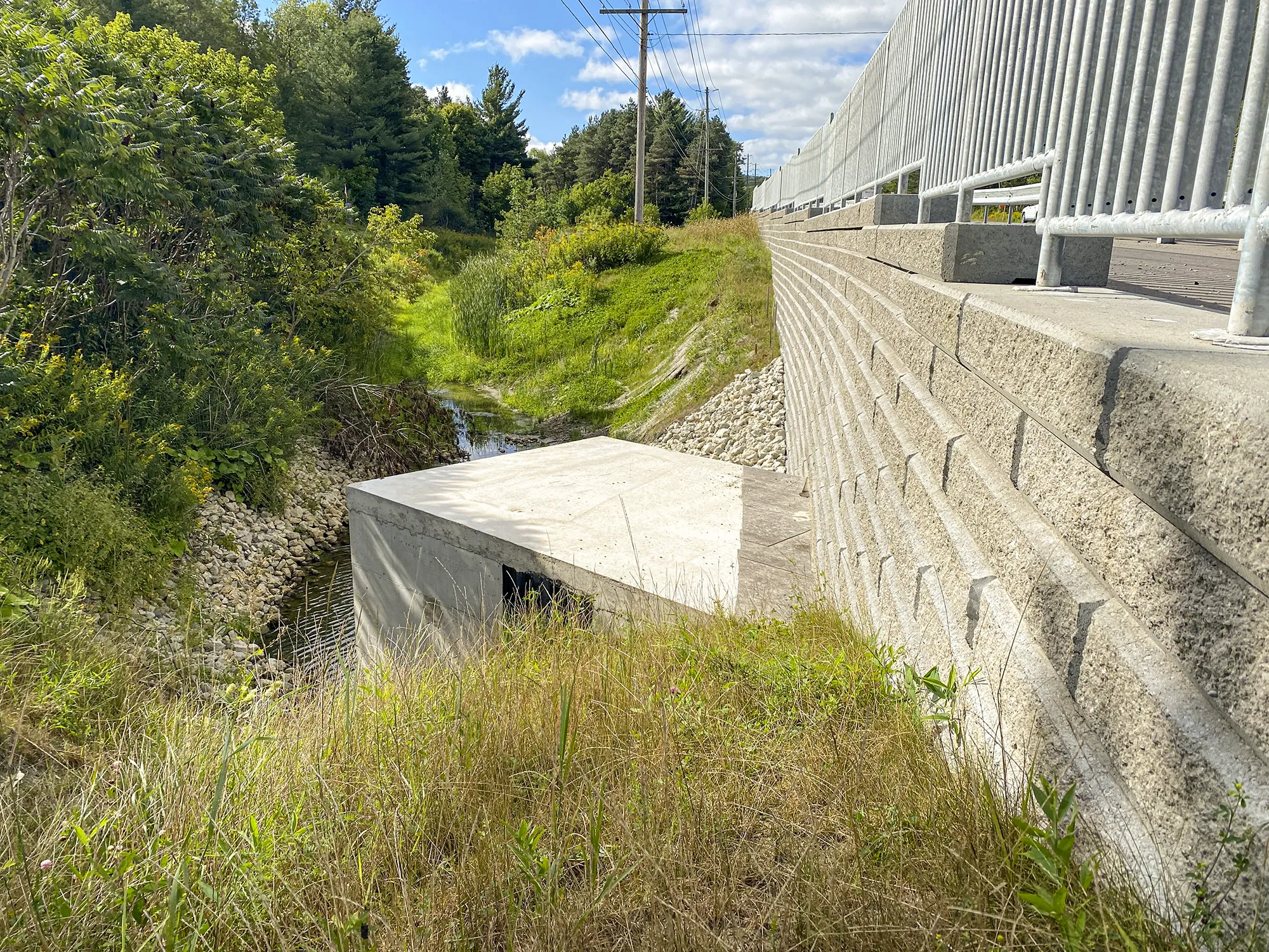County Road 93 Culvert and retaining wall