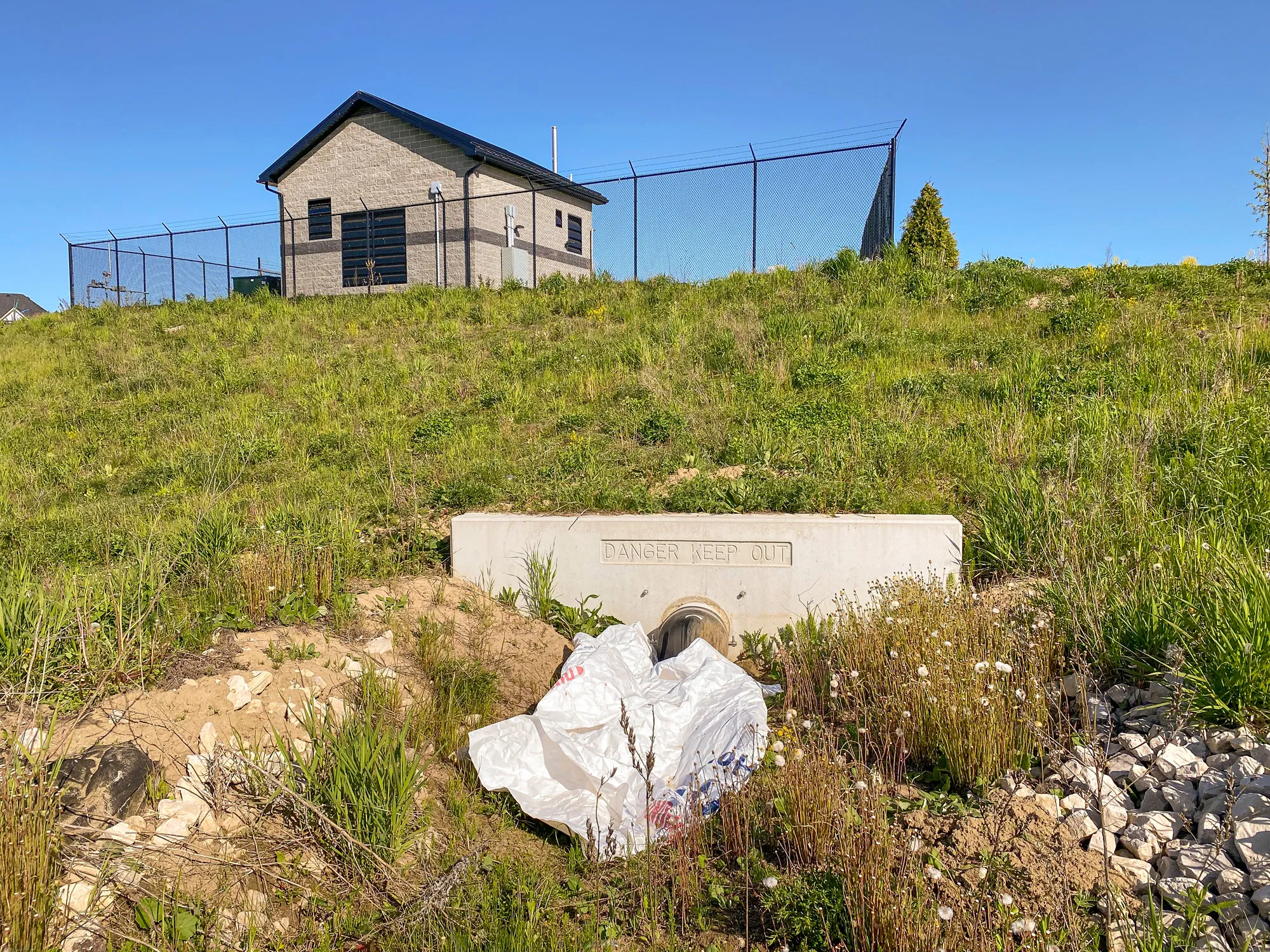 Sorbara Nigus Development - pump house and culvert drain