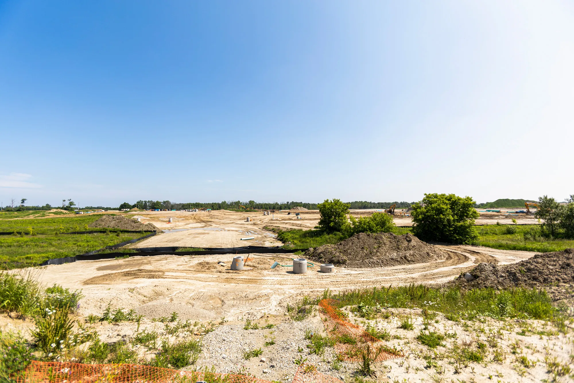 Sorbara Nigus Development - Overview of development construction site